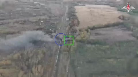💥 Расчеты БПЛА «Герань-2» поразили грузовой состав ВСУ в районе населенного пункта Черноплатово ...