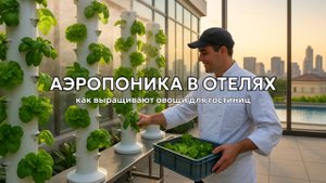 Как отели выращивают еду с помощью аэропоники