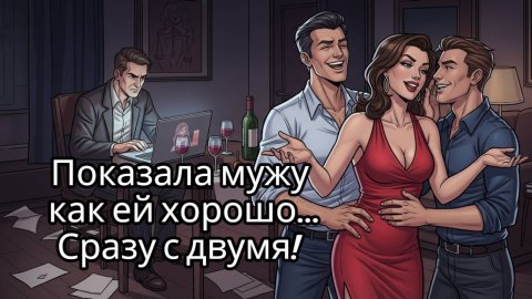 Жена показала мне видео измены… Я был в шоке от увиденного...Веселая ночь жены.