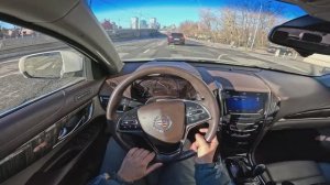 2013 Cadillac ATS / Кадиллак АТС 2.0 Турбо автомат 276 л.с. | Тест драйв от первого лица | Шумомер