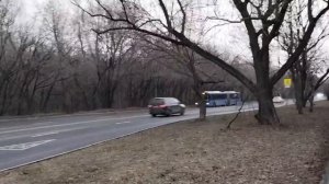 Автобус ЛиАЗ 6213 борт 192872, маршрут 687 и автобус ЛиАЗ 6213 борт 191842, маршрут 687