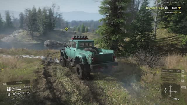 SnowRunner __  МЭН_Портовые гонки (ЗОЛОТО)