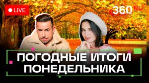 Погода 27 октября и прогноз на завтра. Зимние шины и альпаки в Подмосковье. Трансляция 360