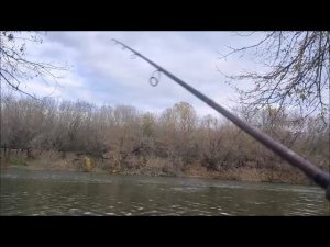 Рыбалка - прогулка на реке Воронеж, мкр. Малышево, 18.10.2025 года