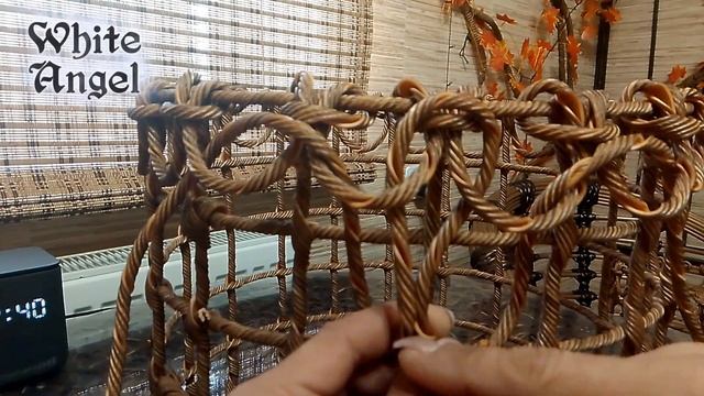 Вязаное интерьерное кашпо смотреть онлайн