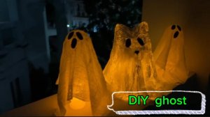 DIY Приведение на Хэллоуин 👻 👻👻