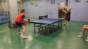 настольный теннис Рудаков М. (563) - Чирков А. (708) Первая С Лига Клубный Чемпионат СПб 18.10