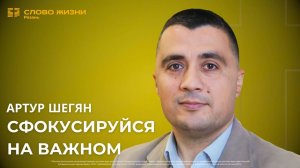 Артур Шегян — Сфокусируйся на важном