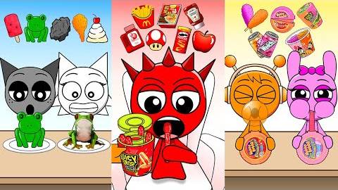 Incredibox Sprunki Challenge Emoticon Mukbang _ Cartoon Animation _ MOOMOOSTUDIO смотреть онлайн