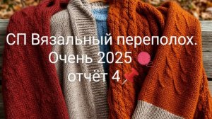 СП Вязальный переполох. Осень 2025 🧶 отчёт 4📌