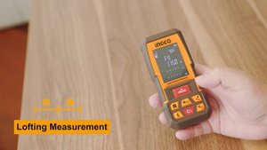 HLDD1008, Лазерный дальномер INGCO, диапазон измерения 0,05-100 м; точность измерения ±2,0 мм; тип л