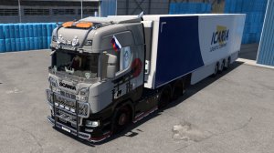 ETS2. Scania. Извилистая дорога