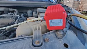 Откачка масла насосом через щуп Corsa d