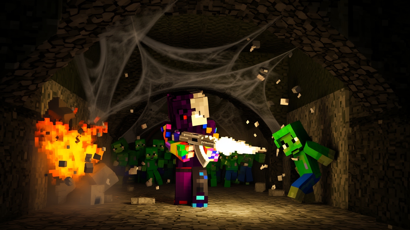 ИССЛЕДУЕМ КАТАКОМБЫ ЧЕРНОБЫЛЯ в Майнкрафт! ЗОМБИ, МУТАНТЫ и ЗАЧИСТКА с ДРУГОМ! смотреть онлайн