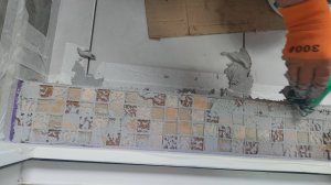 Балкон в стиле лофт: затирка швов мозаики эпоксидной затиркой Ceresit CE 89 серый бетон 🔪 🧱