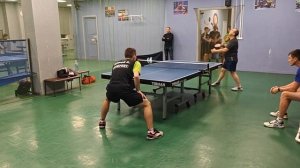 настольный теннис Петров А. (нет) - Чирков А. (708) Первая С Лига Клубный Чемпионат СПб 18.10