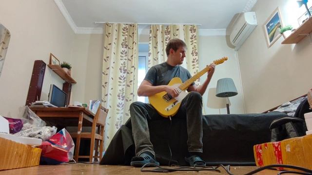 Обзор сборки и звука доработанной китайской реплики Fender Telecaster SH желтой смотреть онлайн