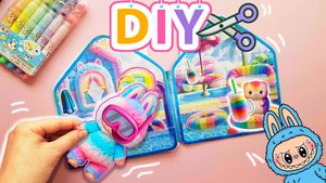 МК как собрать книжку для бумажной куклы ЛАБУБУ. ШАГ ЗА ШАГОМ