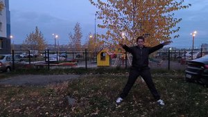 Баланс с комментированием упражнений, рождающий романтику осеннего вечера огней.