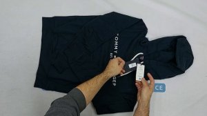 39768 Tommy Hilfiger толстовки мужские сток размер S, 3пак, оптом
