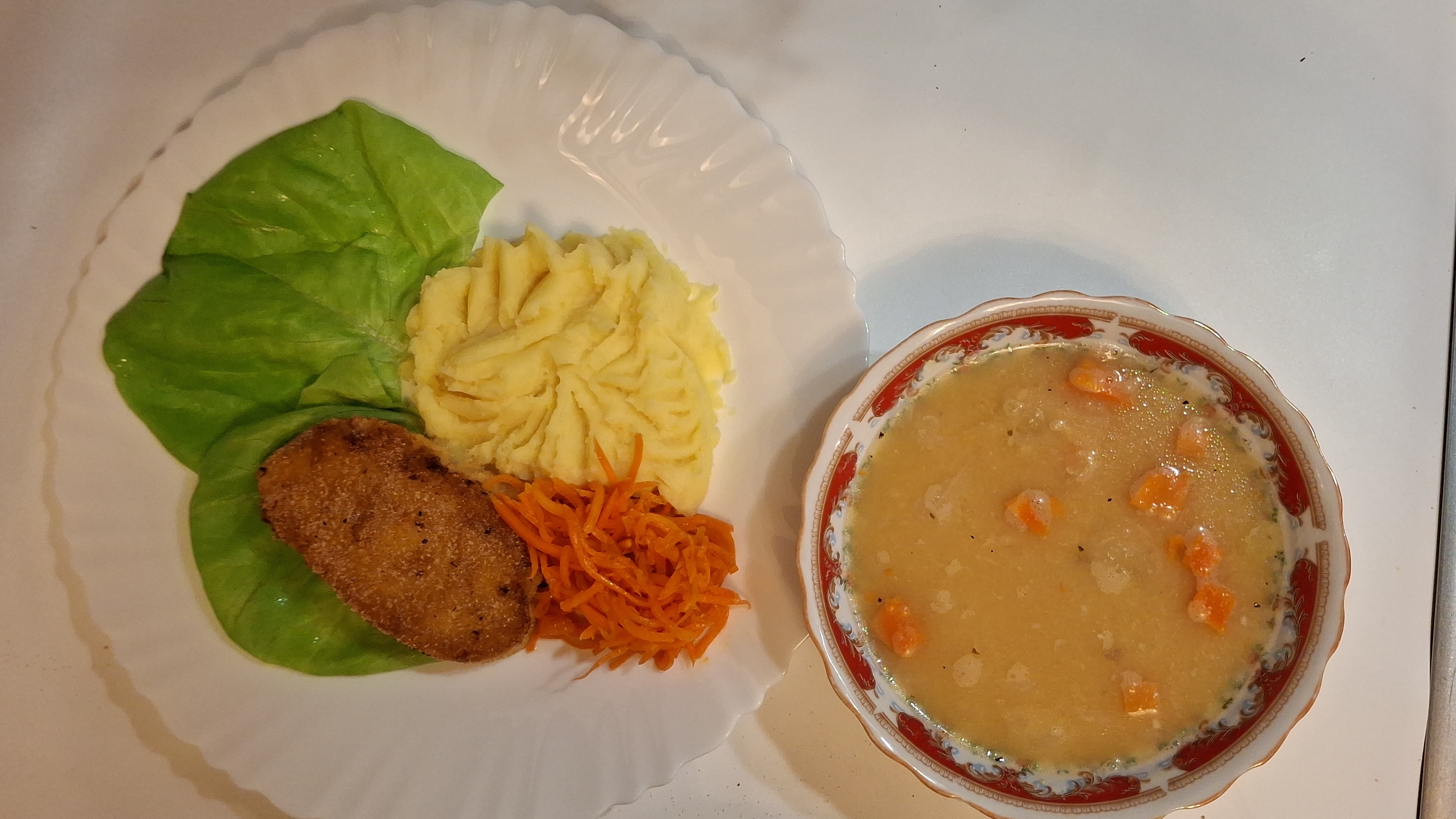 Обед. Треска.