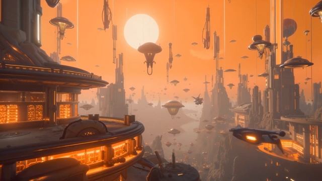 Sci-Fi Ambient Music ~ Relaxing Space Soundscapes for Study & Focus 🌌 Journey-