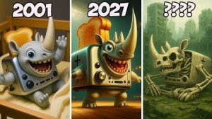 Эволюция носорога Тостерино - Italian Brainrot