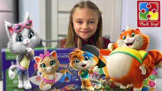 Распаковка Игрушек _ Приключения Котят и Челлендж Зоркий глаз _ Tiki Taki Kids смотреть онлайн