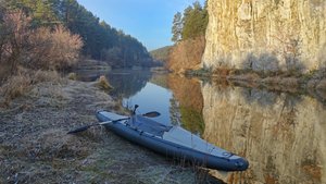 Каяк Елец - тест на вместимость кокпита