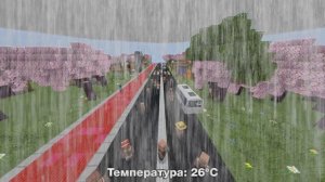 Гроза в Майнкрафте 14. Сильный ливень