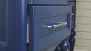 ЭСТЕТИКА - 80 в цвете синий - комплект мебели для ванной комнаты, бренд ValenHouse