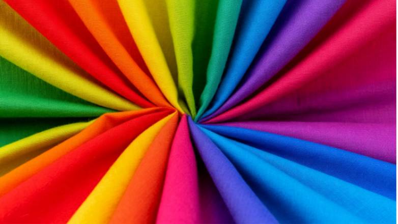 Радуга цветов в одном лоскутном колодце