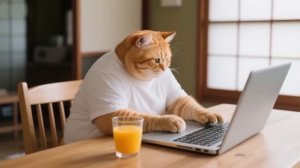Котик и кошачьи роллы