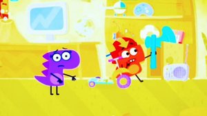 Динозавр Рики. Бешеный огурец. Серия 2