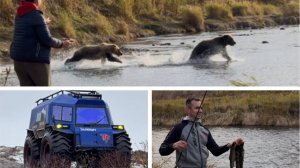 Вездеход Тайфун, Север Трак. Семейная экспедиция в самое сердце Камчатки. Вулканы, рыбалка, медведи