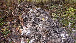 Крупный забой канализации