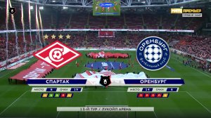 Футбол Спартак - Оренбург (Октябрь 25 2025)