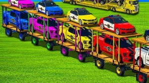 Машинки летают и прыгают! Развивающие мультики Машины помощники. Мультфильмы про машинки