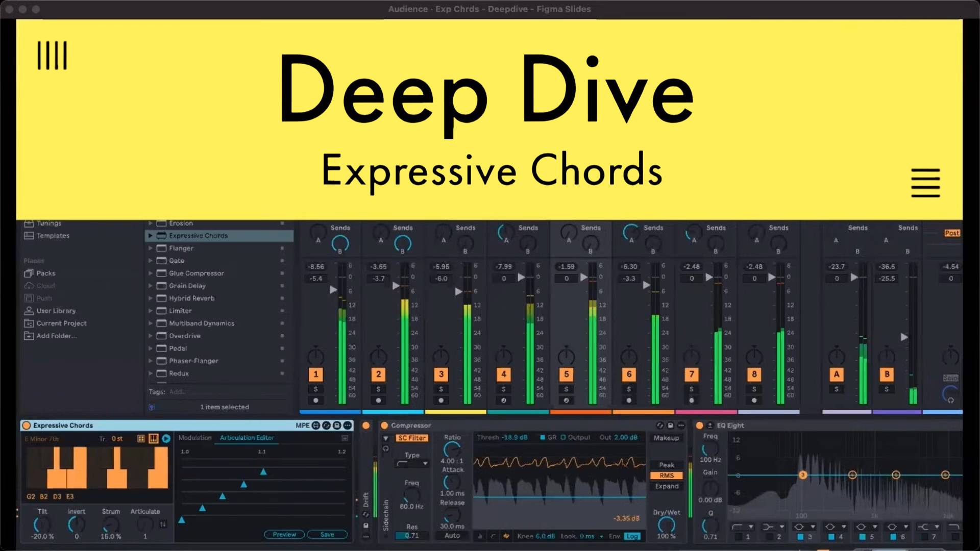 Ableton Live Deep Dive: Expressive Chords with Kaelin Ellis