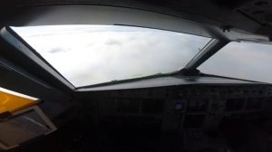 Из Домодедово в Берлин из кабины пилотов A321.