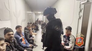 В Подмосковье на складах в деревне Коледино полиция выявила 96 нелегальных трудовых мигрантов