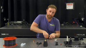 Скалывание кварцевого волокна большого диаметра ручным резцом Thorlabs