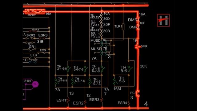 Работа электрической цепи индийского тепловоза. Видео 7 смотреть онлайн