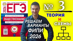 Разбор варианта 3 ЕГЭ 2026 по обществознанию | Владимир Трегубенко