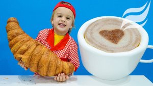 Крис готовит маме завтрак и другие забавные истории для детей!