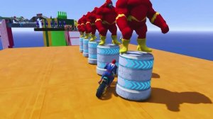 СУЛЬТИКИ С СУПЕР ГЕРОЯМИ НА МАШИНКАХ И МОТОЦИКЛАХ. ЗАНИМАТЕЛЬНЫЙ МУЛЬФИЛЬМ ДЛЯ МАЛЫШЕЙ.