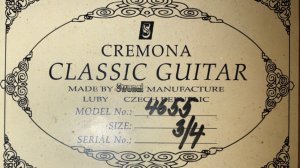 Гитара Cremona 4655 размер 3/4 ель ламинат - Пусть бегут неуклюже