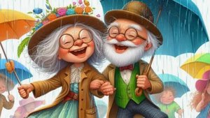 С Днём бабушек и дедушек! 28 октября. Поздравление. Открытка