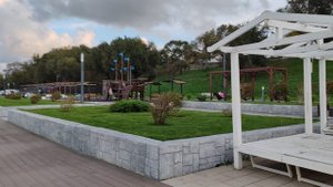 Обстановка на центральном пляже Тамани