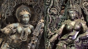Тысячи каменных статуй | Белур | Индия